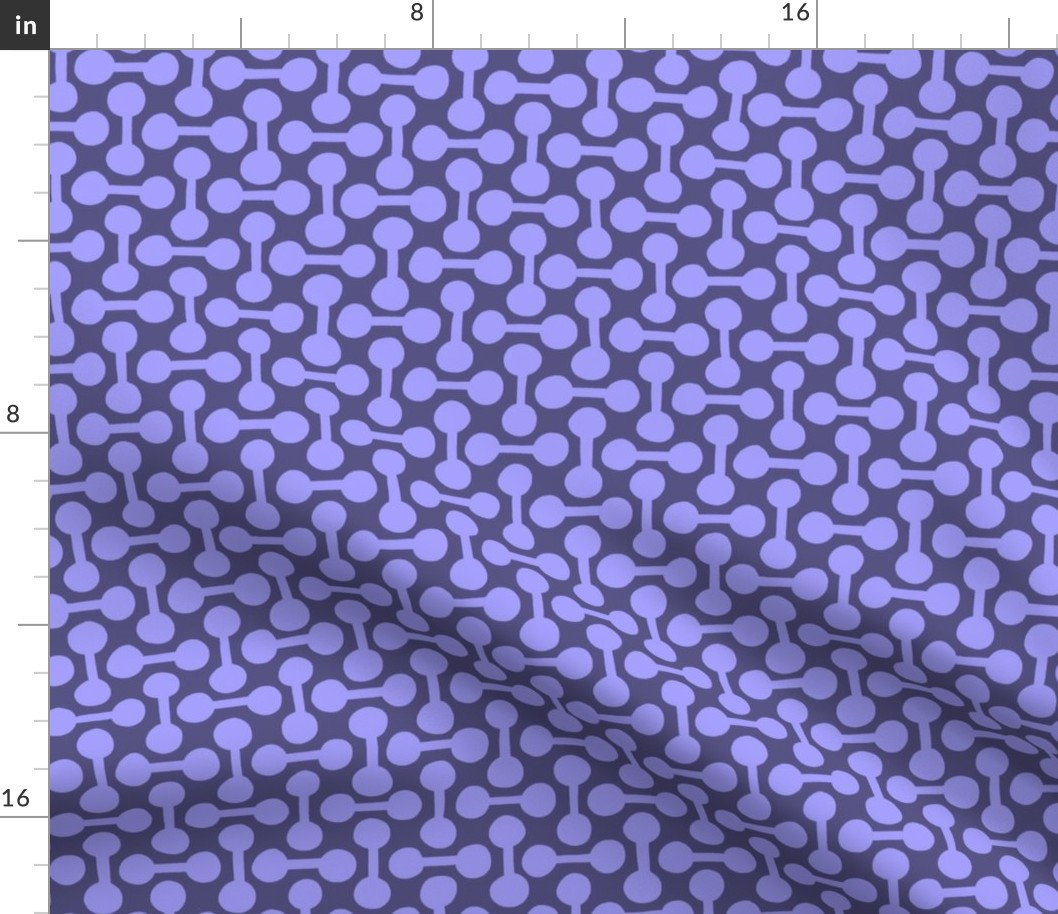 Dumbbells - purple - medium scale