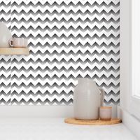 Black to white Ombre Chevron