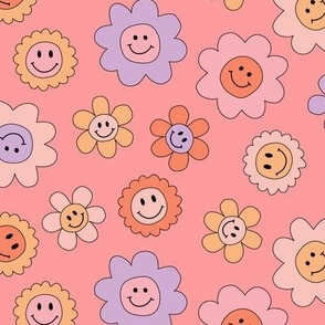 Smiley Face Wallpaper Fabric Wallpaper And Home Decor Spoonflower