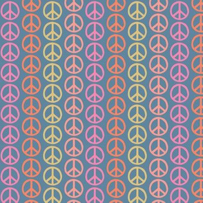 Peace Symbols in Bright mini