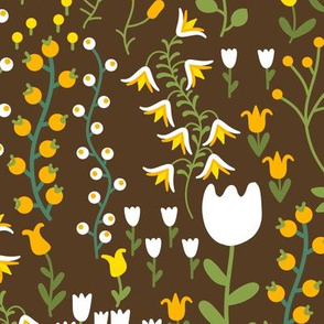 Meadow with Flowers Pattern