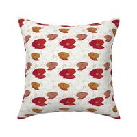 Poppy Flowers // Large Scale// Wild Flowers // Red Poppy // Orange Poppy // Pink Poppy // Summer Time // Cotton Bright Flowers