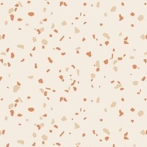 Sea Glass in Coral Speckle Terrazzo Pink