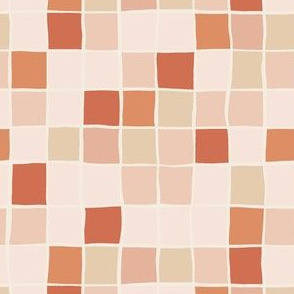 Mosaic Tiles in Pink and Coral