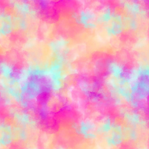 pink peach purple mint abstract
