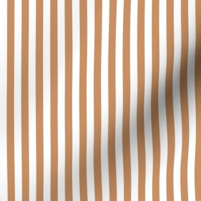 vertical brown and white stripes