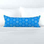 blue snowflake mini-ornaments