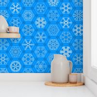 blue snowflake mini-ornaments