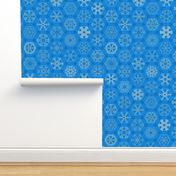 blue snowflake mini-ornaments