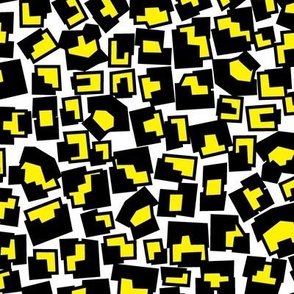 Small Scale - Graffiti Leopard Neon Yellow 