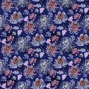 Japanese flower pattern 4