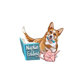 6” Embroidery Pix - Corgi Hospitality | White