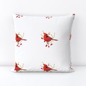 6” Embroidery Pix - Winter Cardinal - Male