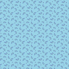 Light Blue Watercolor Coordinate Pattern