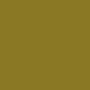 SPYA - Basic Olive Green Solid  hex 8b7825