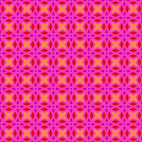 Pink Boho Geometric Islamic Pattern No. 1