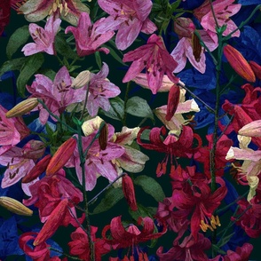 beaded lilies