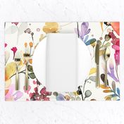Wild grasses Watercolor Floral Large Spring