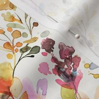 Wild grasses watercolor floral ditsy Floral Small