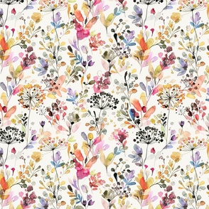 Ditsy Floral Fabric, Wallpaper and Home Decor