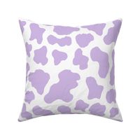 LARGE purple cow print fabric