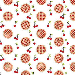 MEDIUM cherry pie fabric