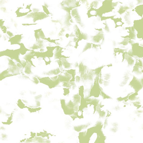 Green and white marble watercolor