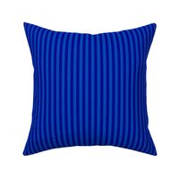 Sapphire Blue Bengal Stripe Pattern Vertical in Navy Blue