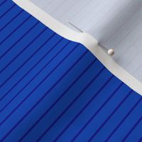 Small Sapphire Blue Pin Stripe Pattern Horizontal in Navy Blue