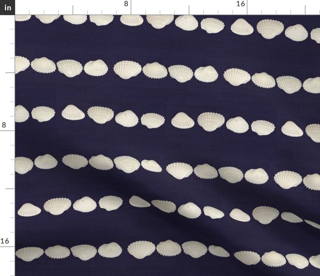 Nautical Stripe With Shells