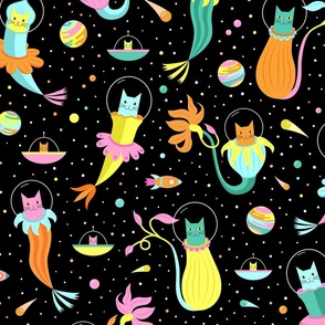 Intergalactic cats in alien plant pods