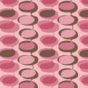 Bead curtain - pink