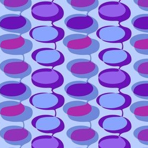 Bead curtain - purple