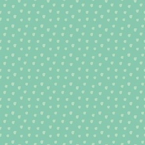 micro -irregular dots - teal 