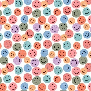 Happy Smiley Faces Bright mini