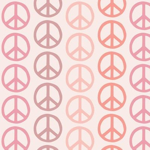 Peace Symbols in Pinks