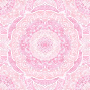 Delicate Mandala XXL soft pink