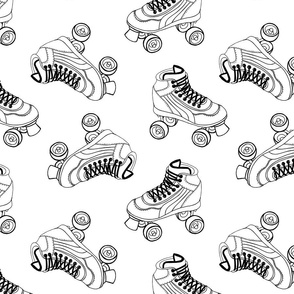 Roller Skates (black and white)