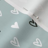 Hearts medium mint