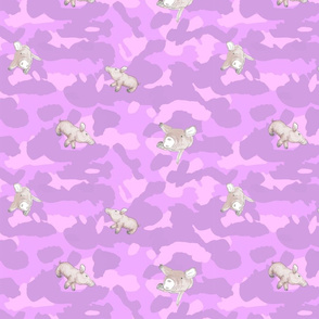 Erna Camouflage pink