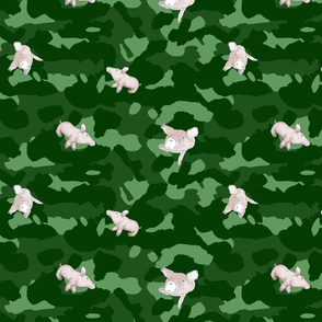 Erna Camouflage green