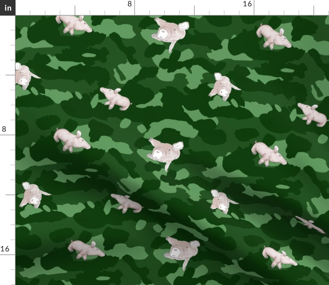 Erna Camouflage green