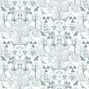 Post Apocalypse Toile Jamestown Blue