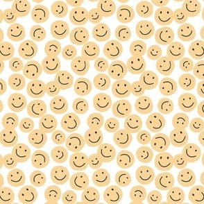 Happy Smiley Faces Yellow mini