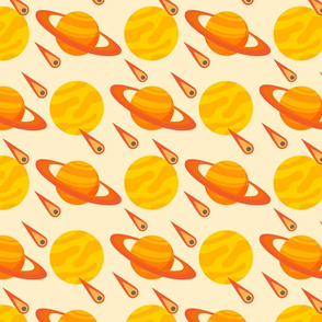 A Plethora of Planets // Orange and Pink #03