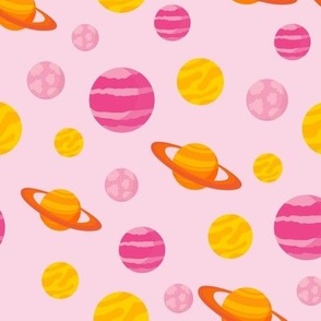 A Plethora of Planets // Orange and Pink #04