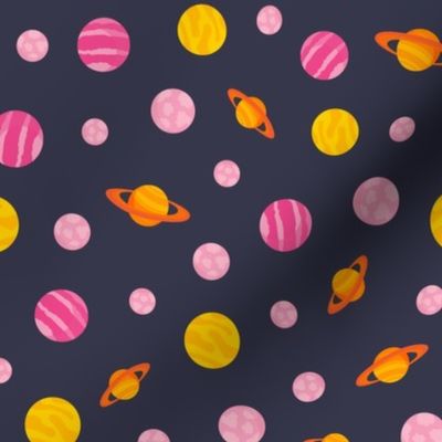 A Plethora of Planets // Orange and Pink #10