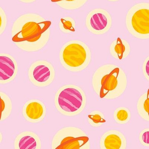 A Plethora of Planets // Orange and Pink #11