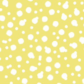 Marigold Yellow Polka Dot Pattern