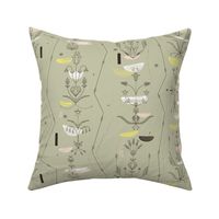 Midcentury Modern 4D (Dakota Floral) 